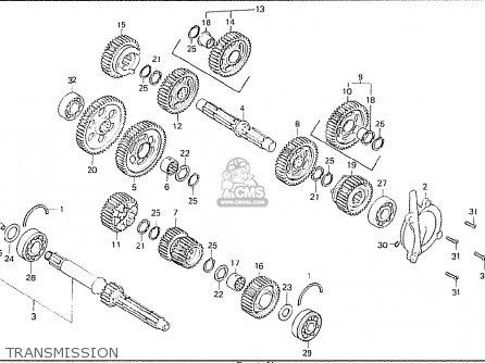 Honda CB750K8 FOUR USA parts lists and schematics