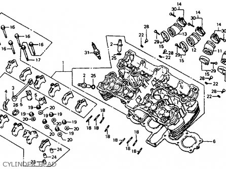 Honda CB750SC NIGHTHAWK 750 1983 (D) USA parts lists and schematics