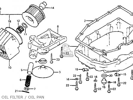 Honda CB750SC NIGHTHAWK 750 1983 (D) USA parts lists and schematics