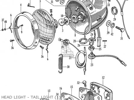 Honda CB77 GENERAL EXPORT (142683) parts lists and schematics