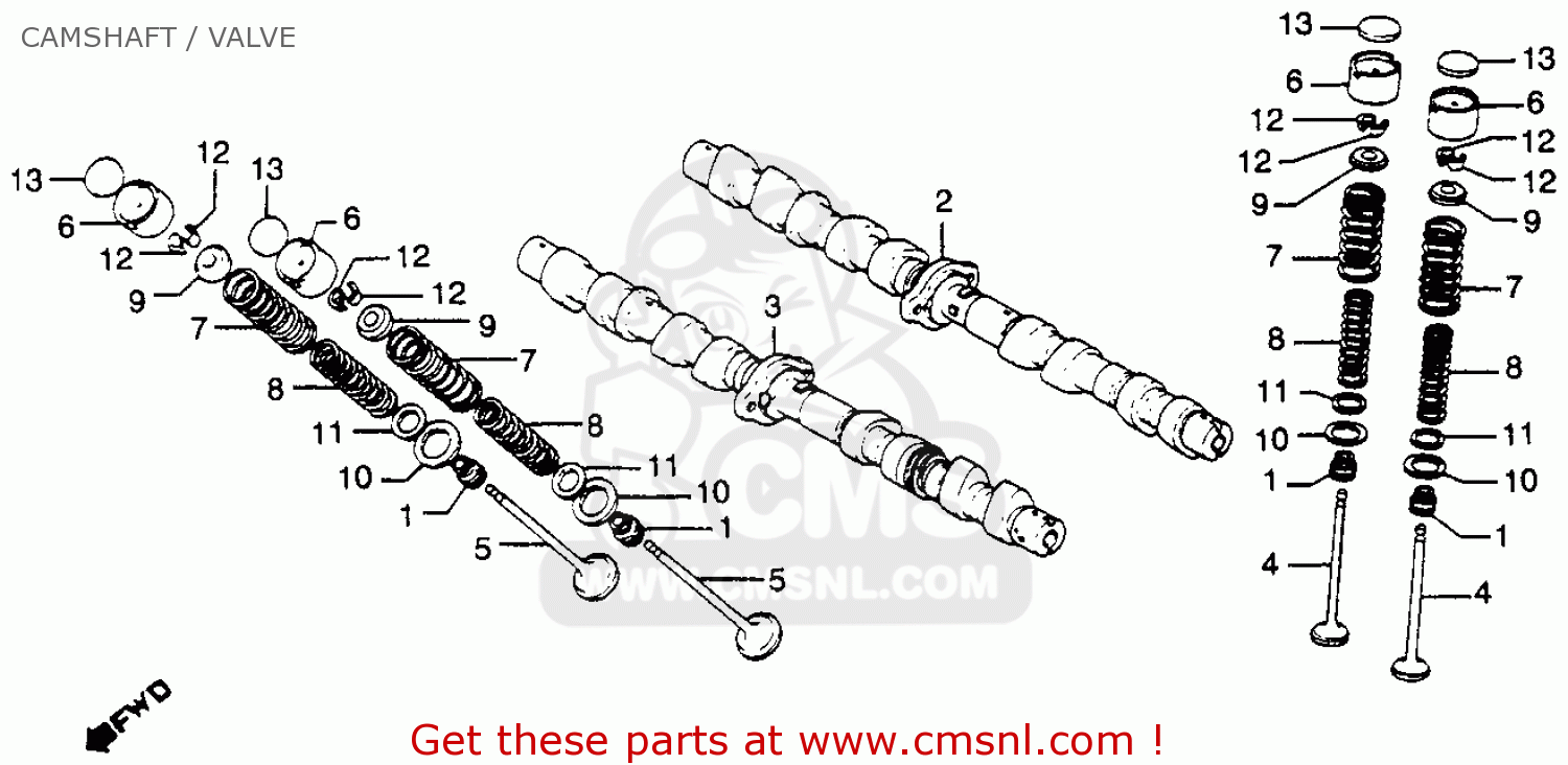 Honda CB900C 900 CUSTOM 1980 (A) USA parts lists and schematics