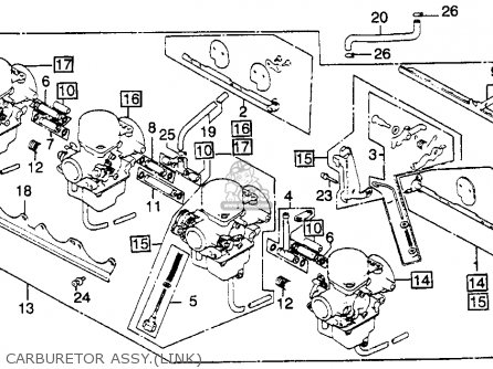 Honda CB900C 900 CUSTOM 1980 (A) USA parts lists and schematics