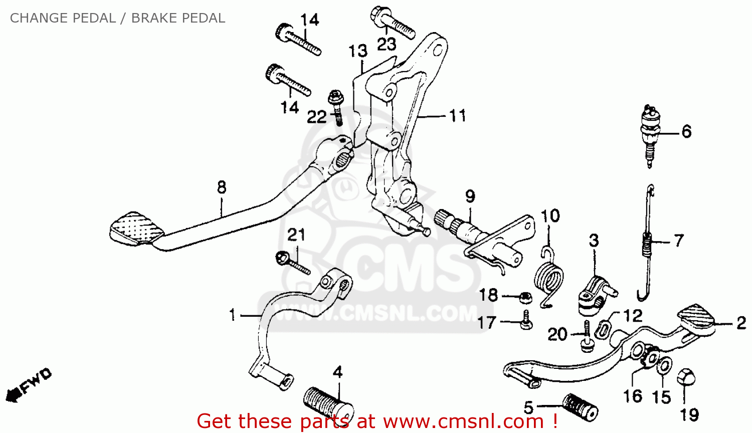 Honda CB900C 900 CUSTOM 1980 (A) USA parts lists and schematics