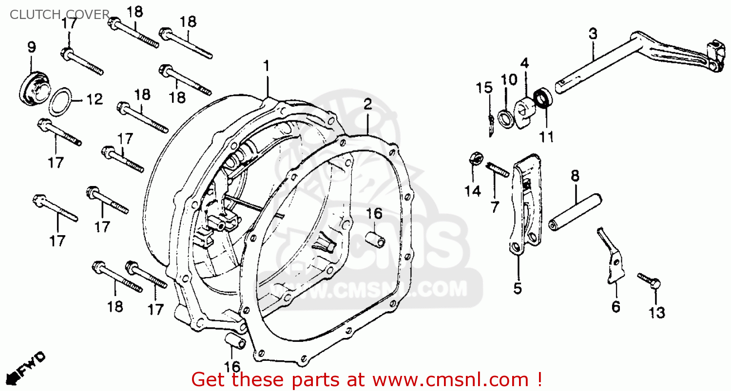 Honda CB900C 900 CUSTOM 1980 (A) USA parts lists and schematics