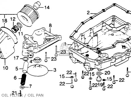 Honda CB900C 900 CUSTOM 1981 (B) USA parts lists and schematics