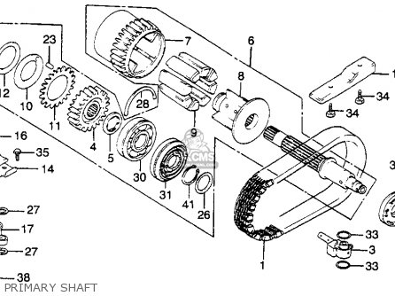 Honda CB900C 900 CUSTOM 1981 (B) USA parts lists and schematics