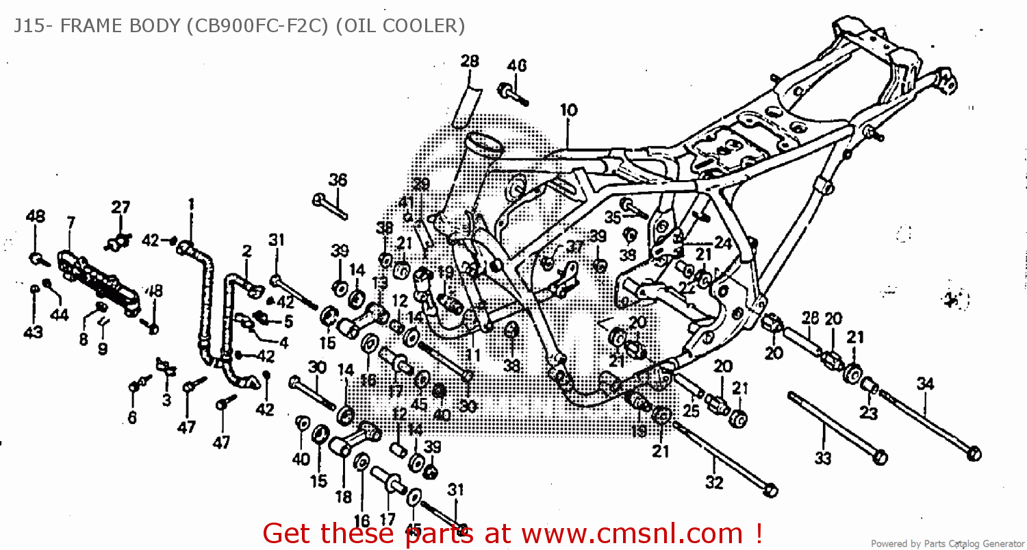 Honda Cb900f Boldor Parts Catalogue