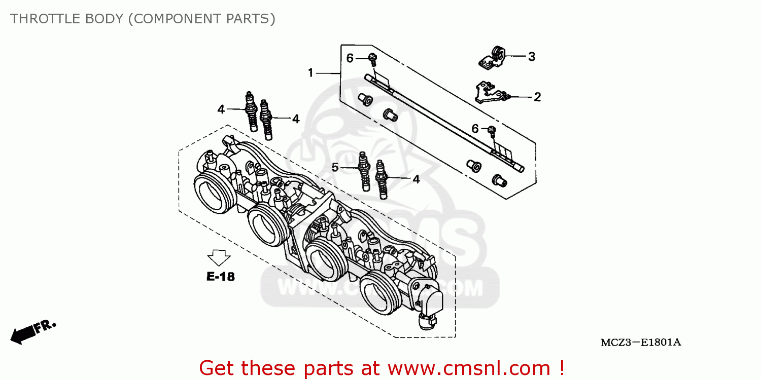 honda hornet body parts price list
