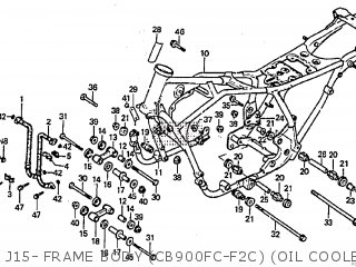 Honda CB900F TYPE2 1982 (C) parts lists and schematics