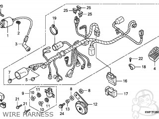 Honda CBF125M 2010 (A) EUROPEAN DIRECT SALES parts lists and schematics
