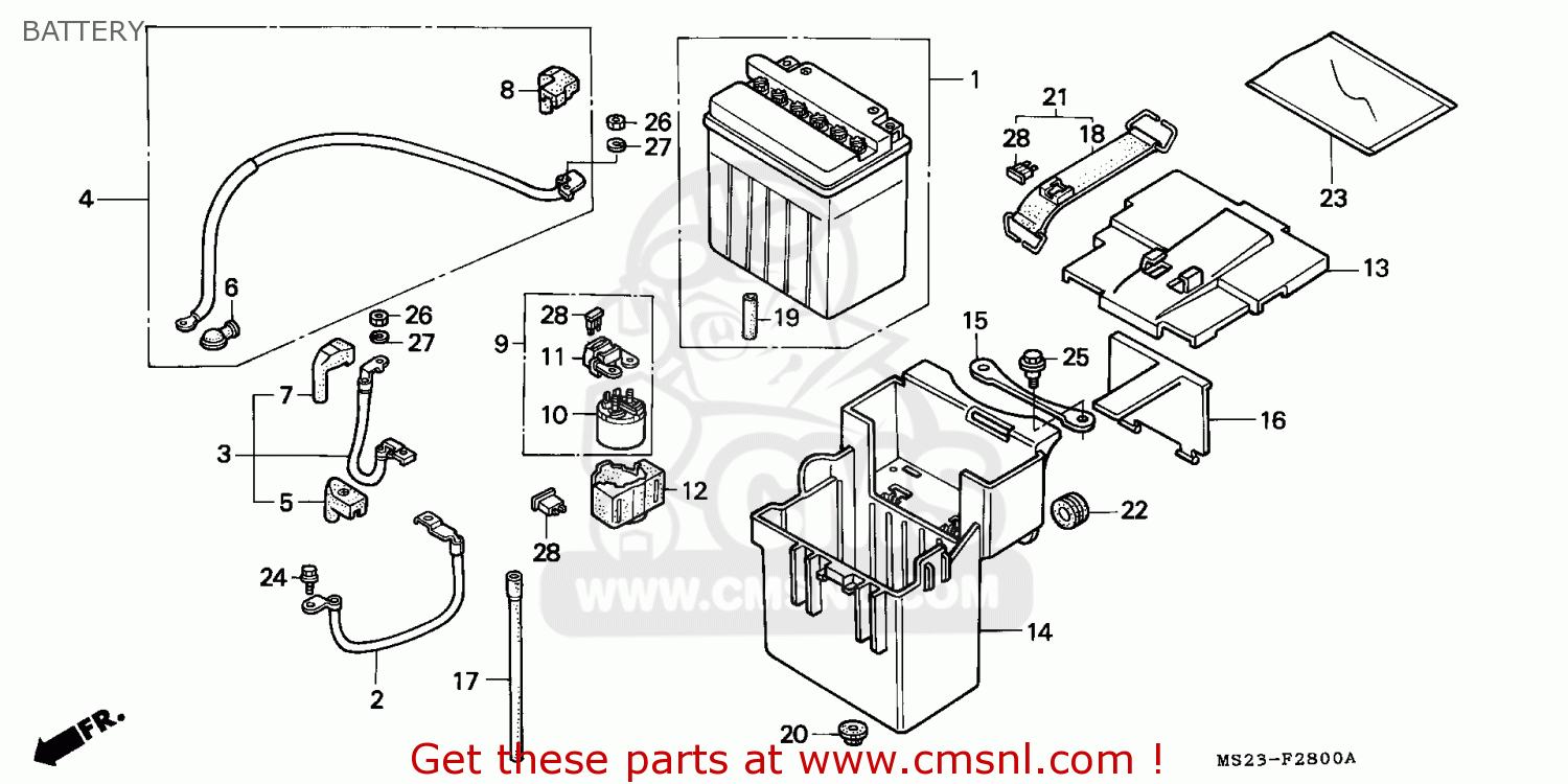 cbr1000f battery