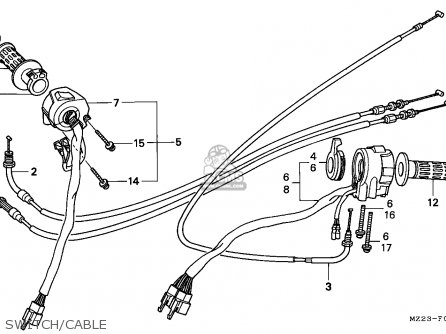 Honda CBR1000F 1994 (R) GERMANY parts lists and schematics