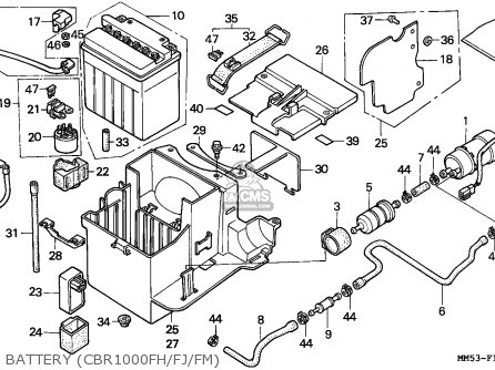 cbr1000f battery