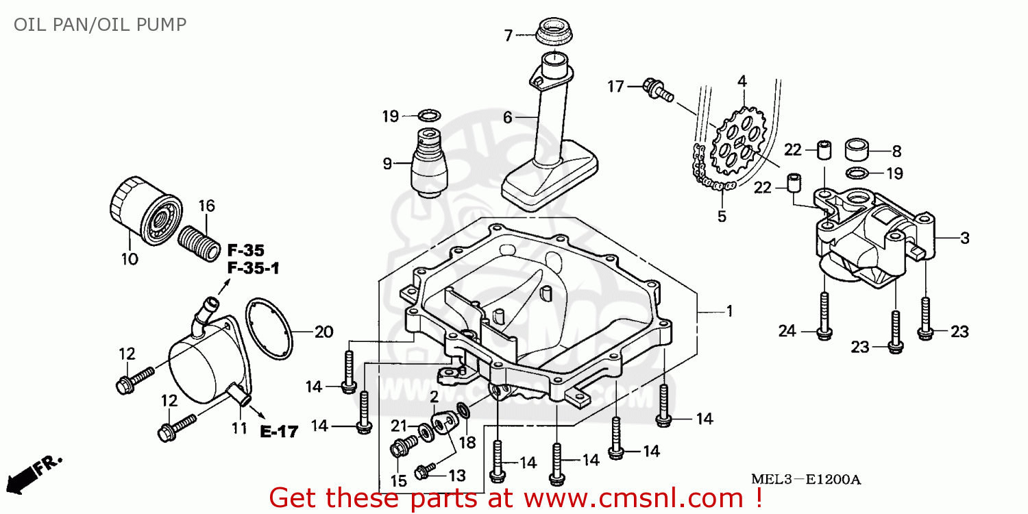 Honda CBR1000RR FIREBLADE 2005 (5) GERMANY / TYPE 2 KPH SPC OIL PAN/OIL