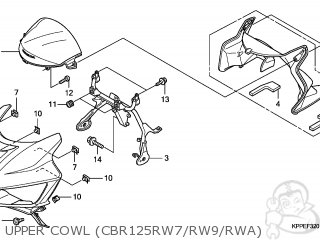 Honda CBR125RW 2009 (9) GERMANY parts lists and schematics