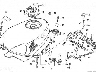 Honda CBR250R 1989 (K) JAPAN MC19-105 parts lists and schematics