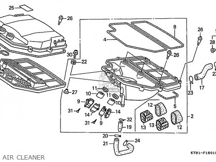 Honda CBR400RR 1988 (J) JAPANESE DOMESTIC / NC23-102 パーツリスト