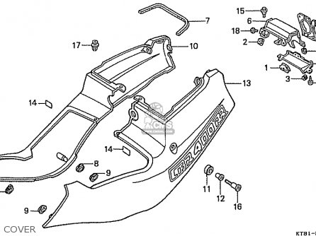 Honda CBR400RR 1988 (J) JAPANESE DOMESTIC / NC23-102 parts lists and ...