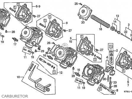 Honda CBR400RR 1989 (K) JAPANESE DOMESTIC / NC23-109 parts