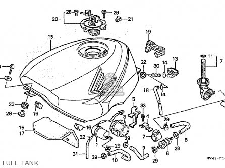 Honda CBR400RR 1990 (L) JAPANESE DOMESTIC / NC29-100 parts lists