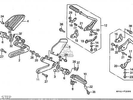 Honda CBR400RR 1990 (L) JAPANESE DOMESTIC / NC29-100 parts lists