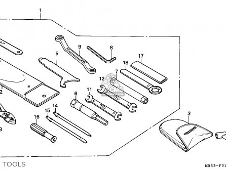 Honda Cbr500f 1989 (k) Mexico Parts Lists And Schematics