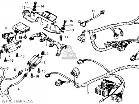 Honda CBR600F HURRICANE 1987 (H) USA parts lists and schematics