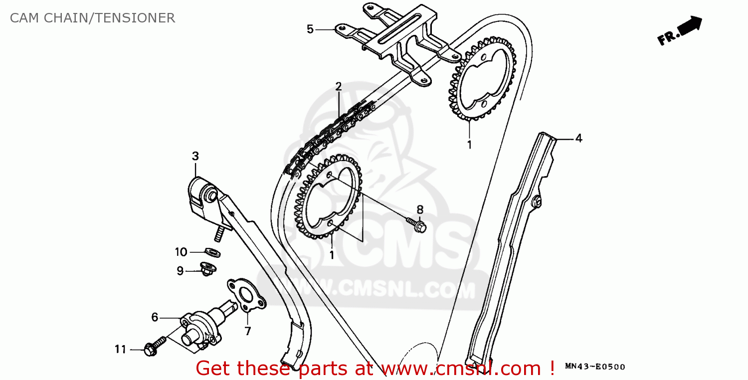 Honda CBR600F HURRICANE 1990 (L) ITALY / KPH CAM CHAIN/TENSIONER buy