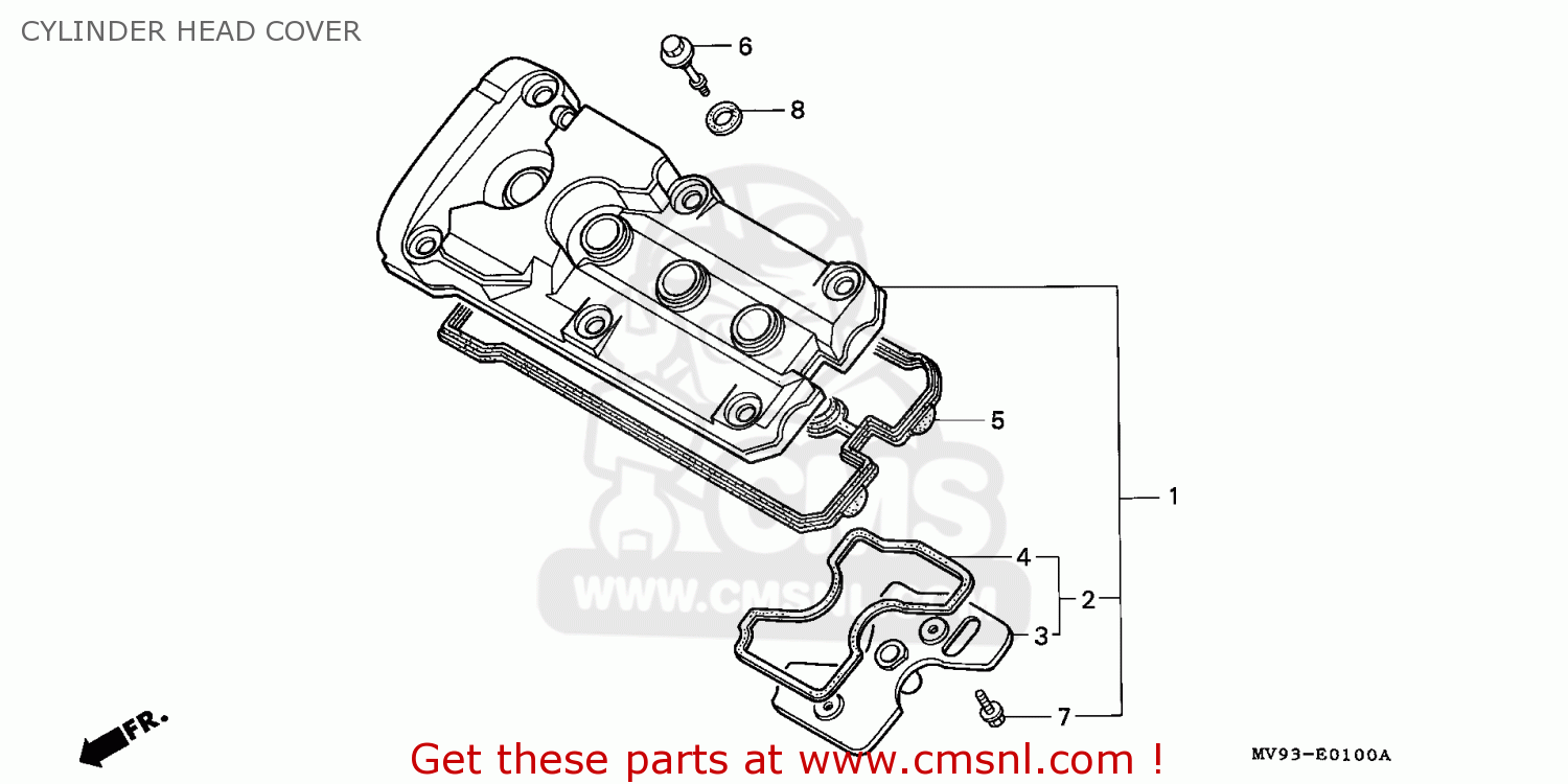 Honda CBR600F HURRICANE 1991 (M) SPAIN / KPH CYLINDER HEAD COVER buy