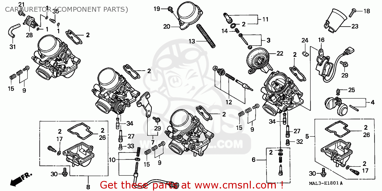 Honda cbr600f store parts