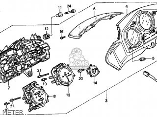 Honda CBR600F3 SUPERSPORT 1998 (W) USA parts lists and ... 1998 honda cbr 600 f3 wiring diagram 