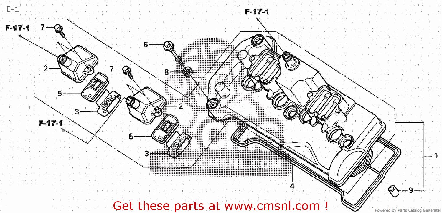 Honda CBR600RR 2003 (3) JAPAN PC37-100 E-1 - buy E-1 spares online