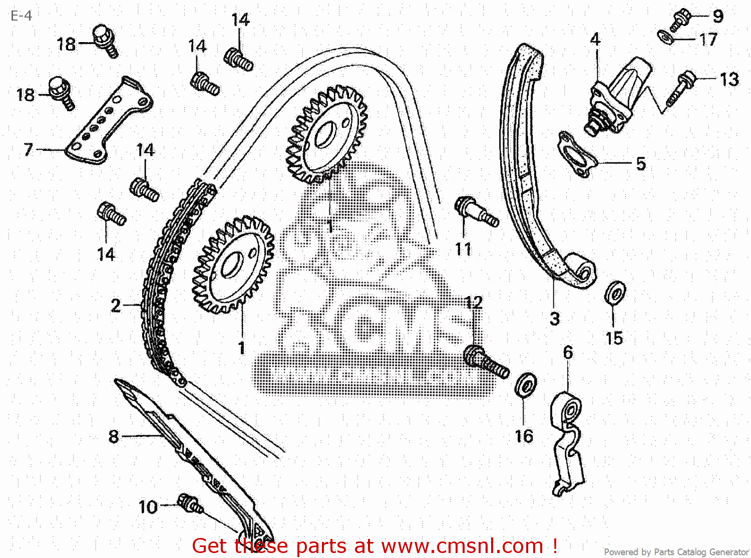 Honda CBR600RR 2003 (3) JAPAN PC37-100 E-4 - buy E-4 spares online