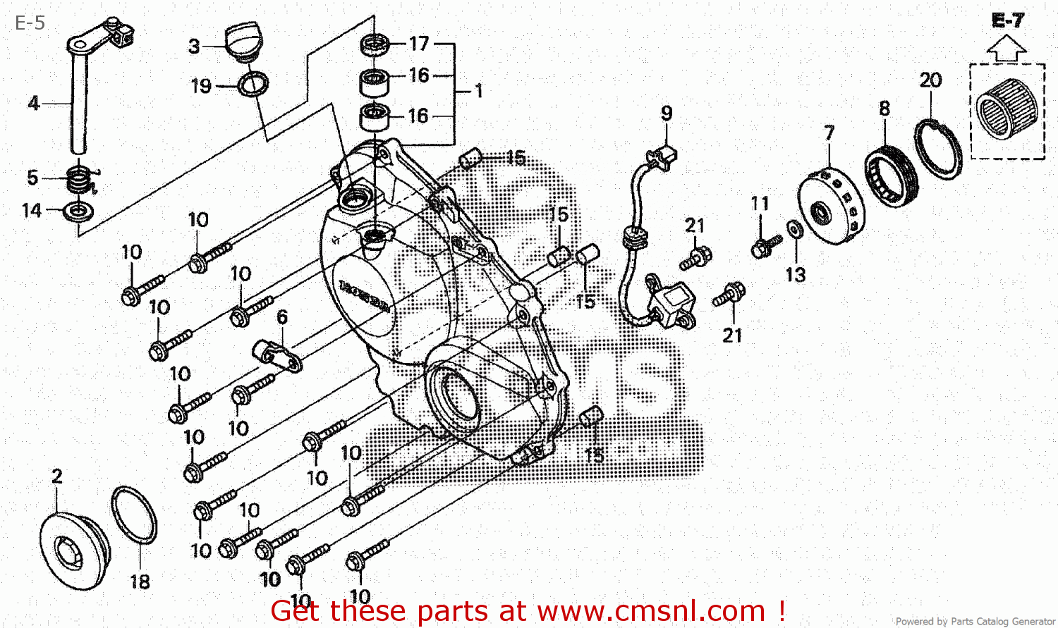 Honda CBR600RR 2003 (3) JAPAN PC37-100 E-5 - buy E-5 spares online