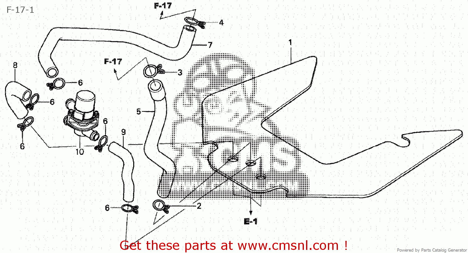 Honda CBR600RR 2003 (3) JAPAN PC37-100 F-17-1 - buy F-17-1 spares online