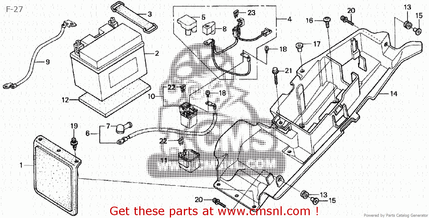Honda CBR600RR 2003 (3) JAPAN PC37-100 F-27 - buy F-27 spares online