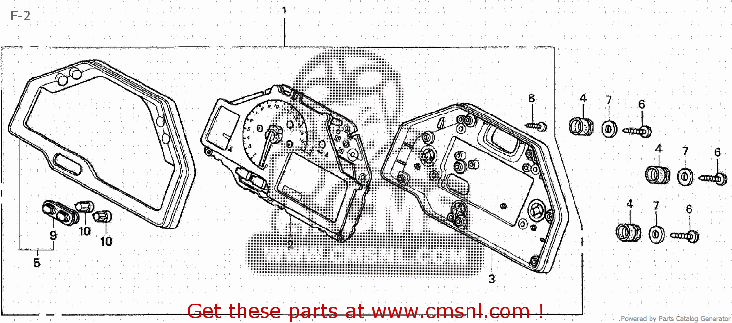 Honda CBR600RR 2003 (3) JAPAN PC37-100 F-2 - buy F-2 spares online