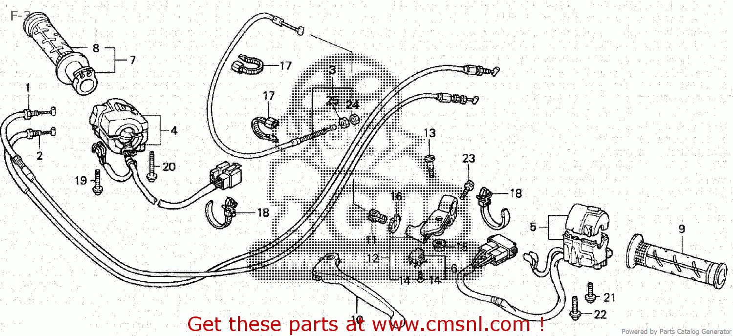 Honda CBR600RR 2003 (3) JAPAN PC37-100 F-3 - buy F-3 spares online
