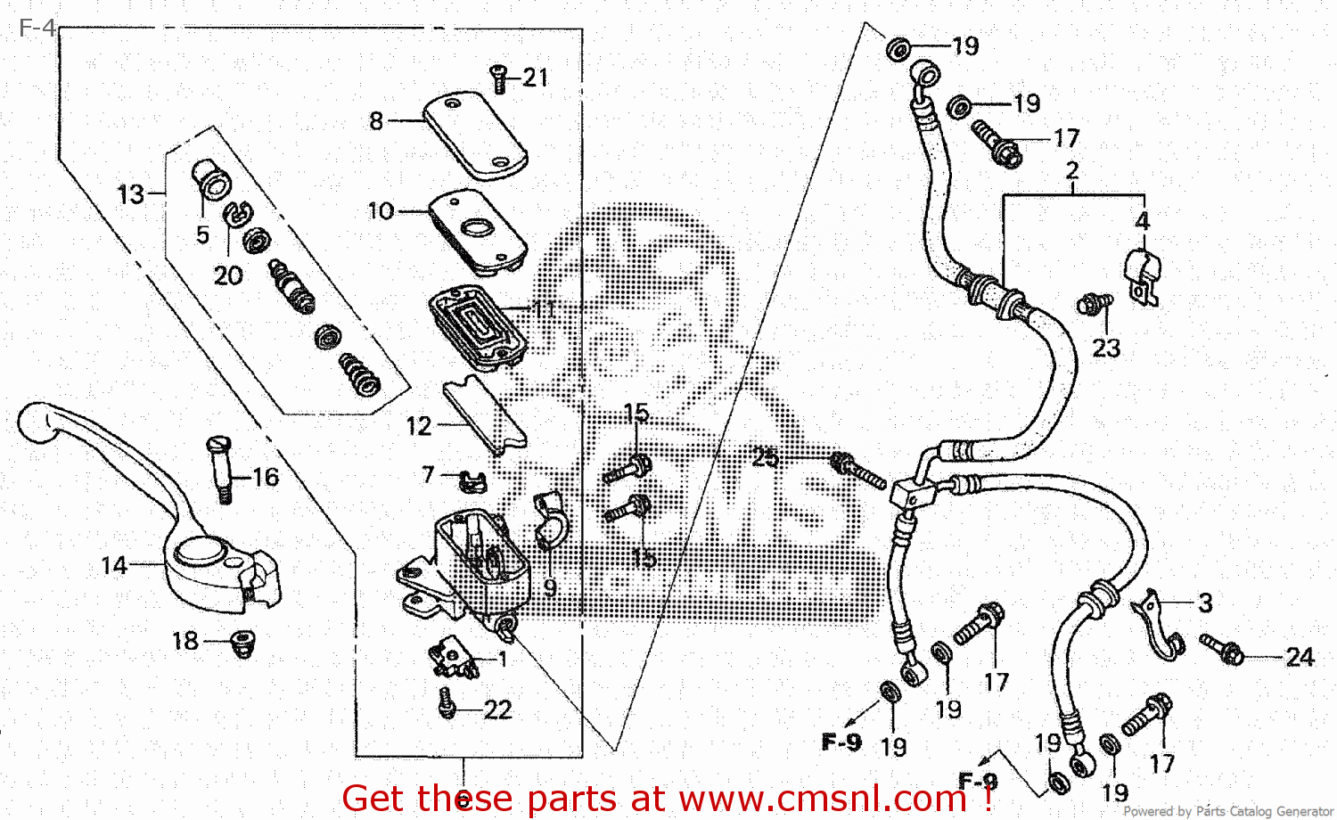 Honda CBR600RR 2003 (3) JAPAN PC37-100 F-4 - buy F-4 spares online