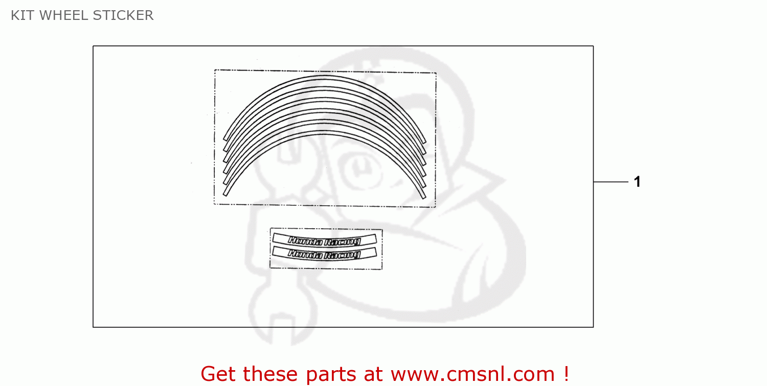 Honda CBR600RR 2008 (8) EUROPEAN DIRECT SALES / TYPE 2 SPC KIT WHEEL