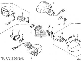 Honda CBR900RR 2000 (Y) USA parts lists and schematics