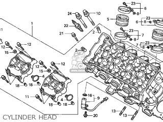 Honda CBR900RR 2002 (2) USA parts lists and schematics