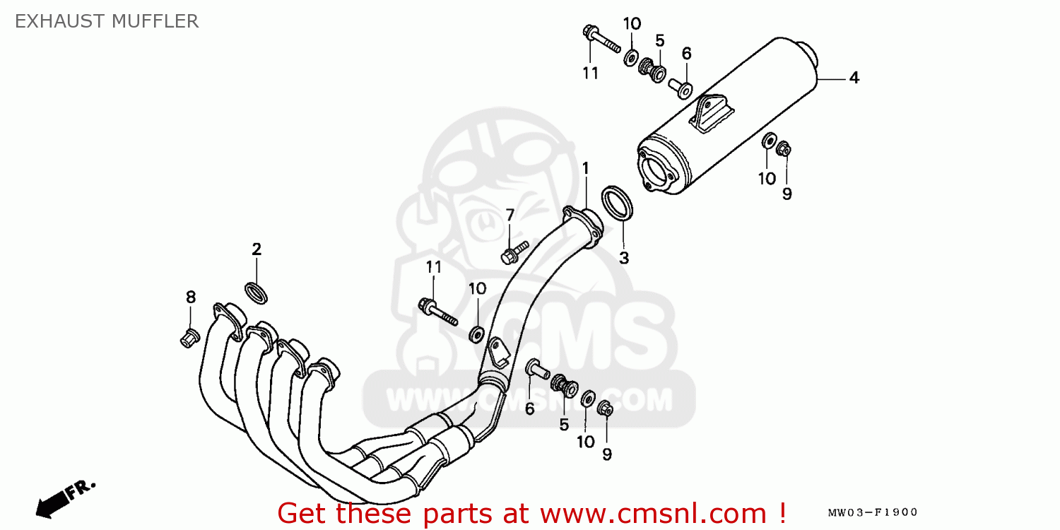 cbr900rr exhaust