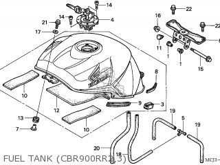 Honda CBR900RR FIREBLADE 2003 (3) ENGLAND parts lists and schematics