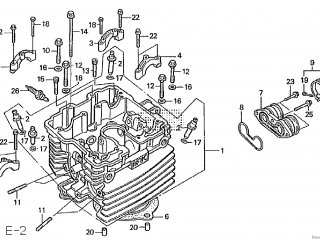 Honda CBX125F 1987 (H) JAPAN JC11-110 parts lists and schematics