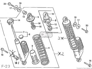 Honda Cbx125f 1987 H Japan Jc11 110 Parts Lists And Schematics