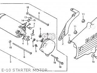 Honda CBX550F 1982 (C) parts lists and schematics