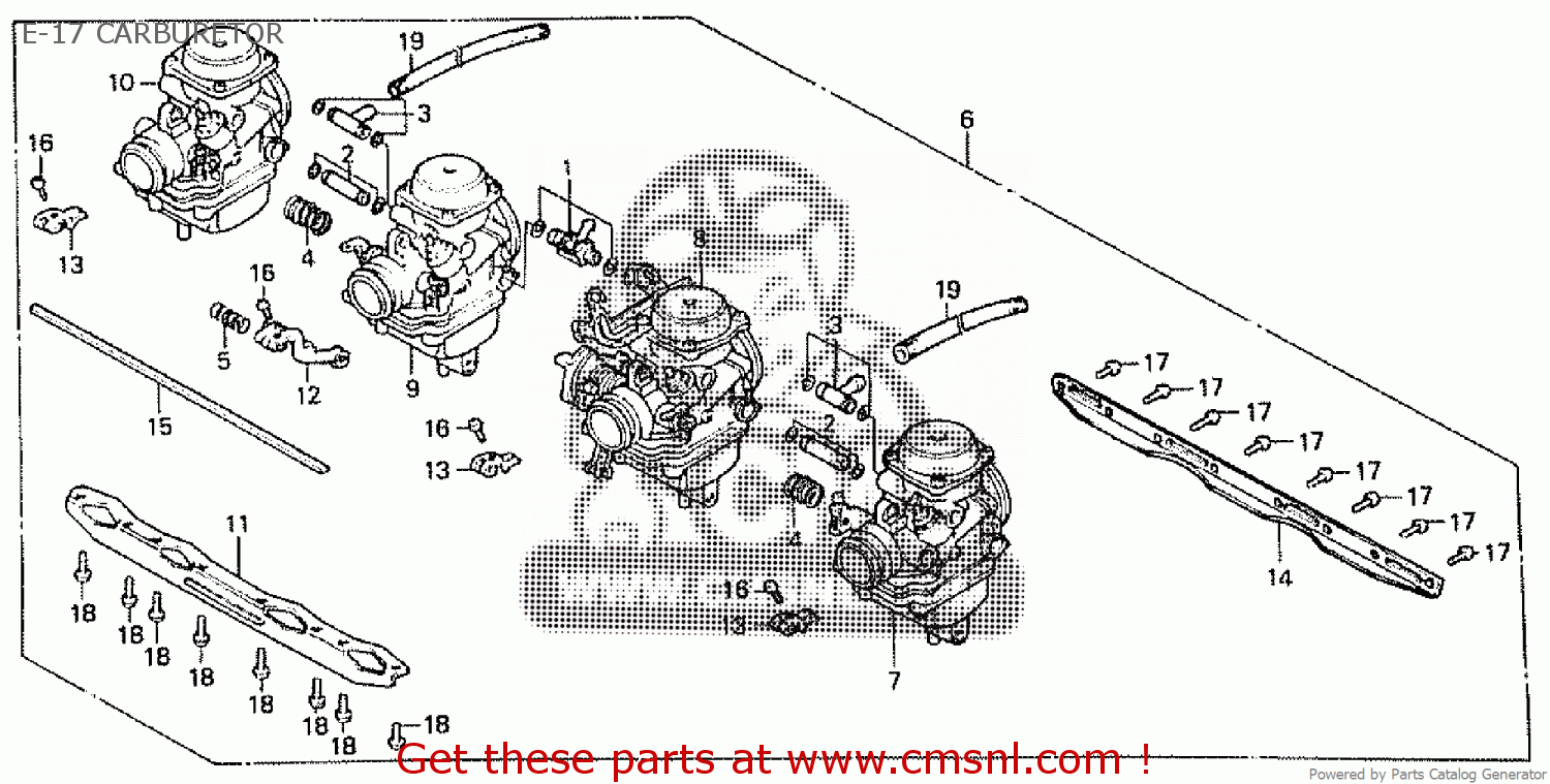 Honda CBX750 parts: order spare parts online at CMSNL