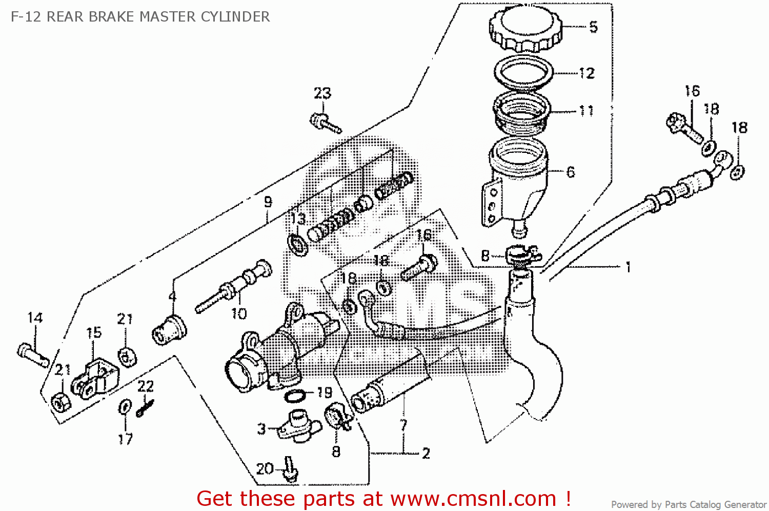 Honda CBX750 parts: order spare parts online at CMSNL