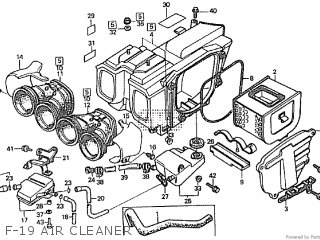 Honda CBX750F 1984 (E) parts lists and schematics